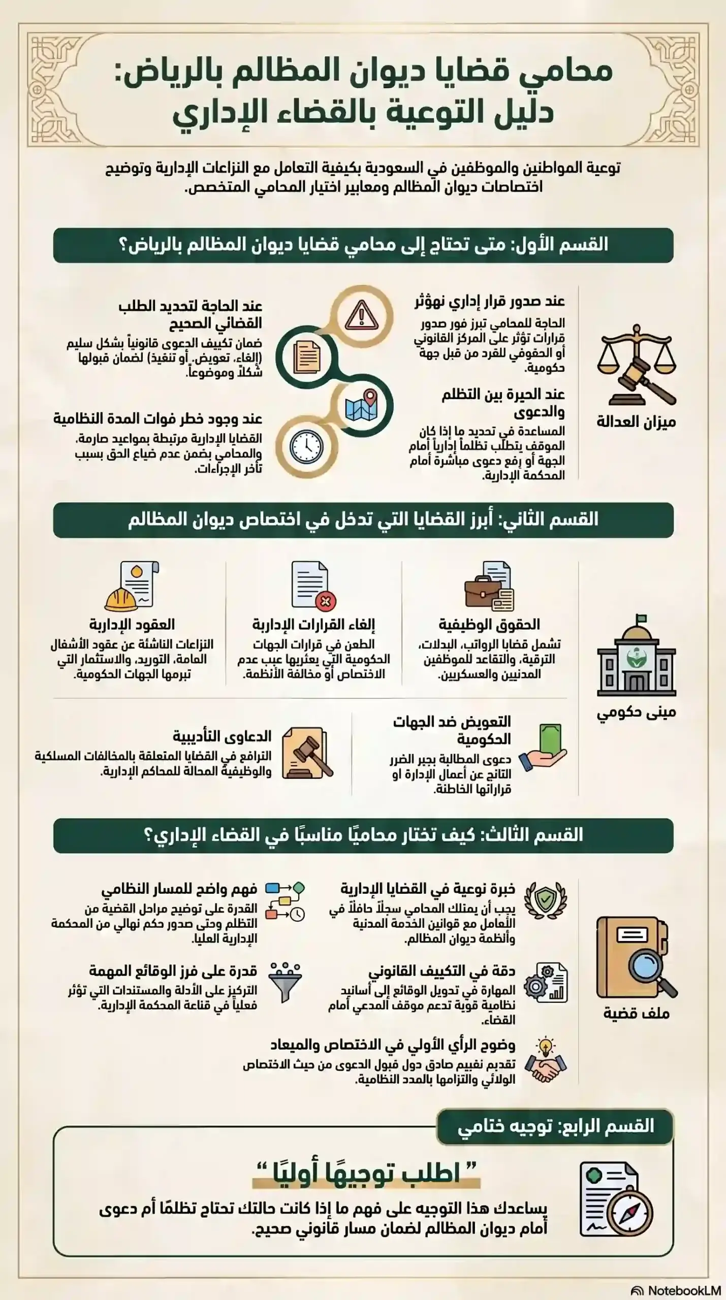 محامي ديوان المظالم الرياض 